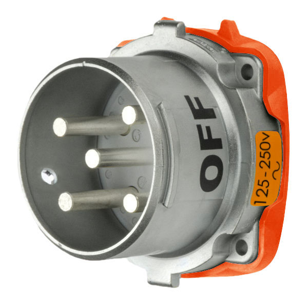 37-68077 - DS60 INLET METAL SIZE 4 TYPE 3R 3P+N+G 60A 125/250 VAC 60 Hz